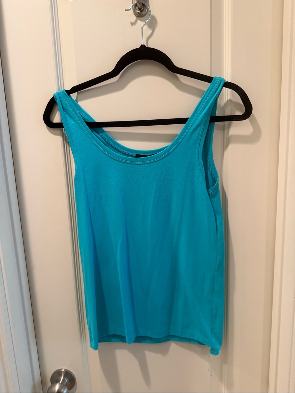 Karen Kane Women’s Scoop Neck Tank Top - Turquoise size large